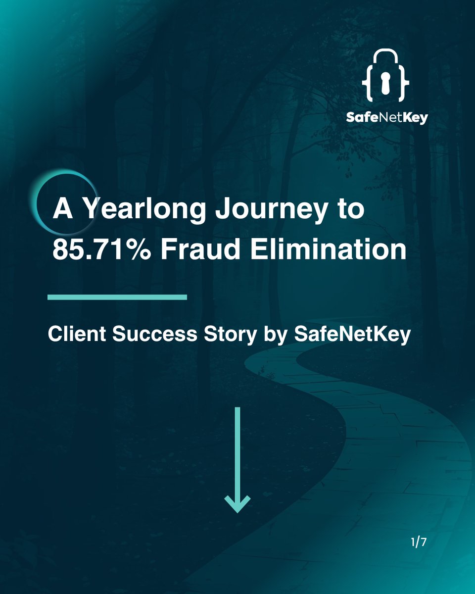 SafeNetKey's tweet image. A Successful Fraud Prevention Journey.

SafeNetKey strengthened protection through continuous monitoring, advanced prevention, and the dedication of highly trained specialists.

#SafeNetKey #FraudPrevention #PlatformSecurity #RiskManagement #BusinessGrowth