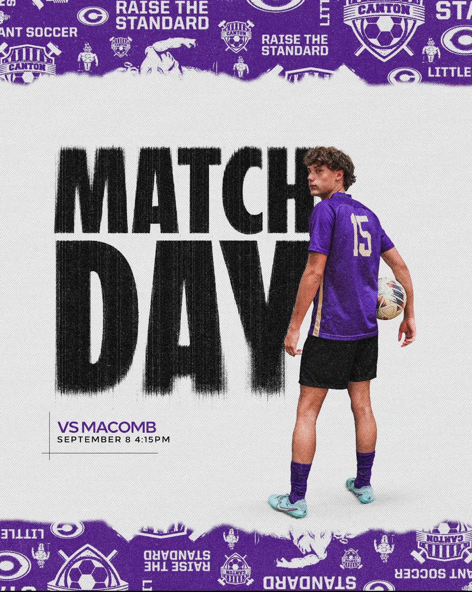 Matchday‼️

🆚 Macomb
⏰ 4:15p, JV to follow
📍Ingersoll Middle School

#RaiseTheStandard | #Family