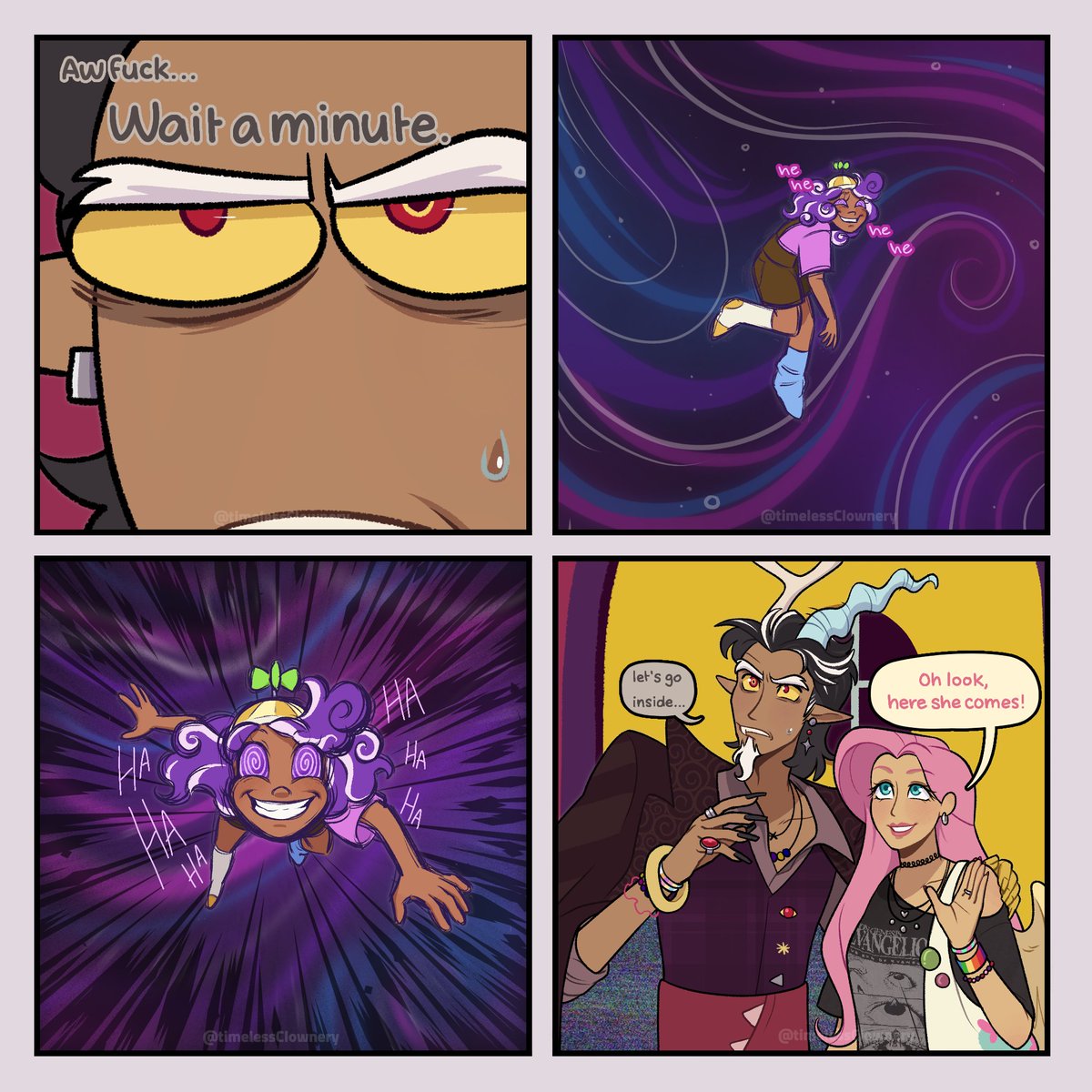 timelessClownry's tweet image. the... neighbor???

#mylittlepony #fluttercord