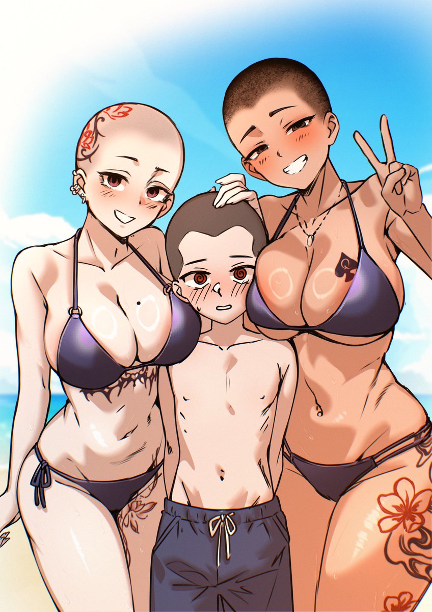 late summer ☀️
nasu99.fanbox.cc/posts/10539707