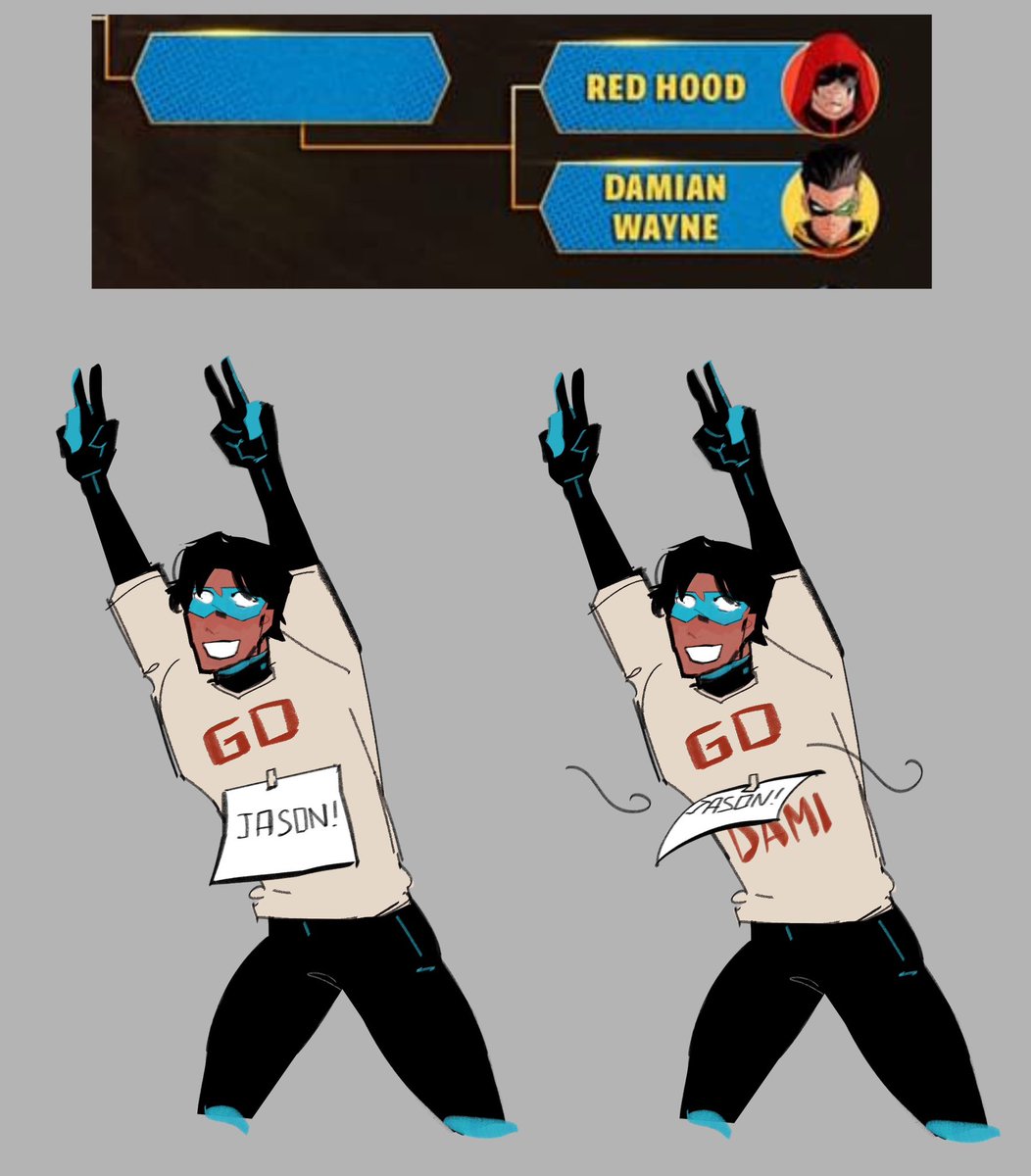 Yes
#jasontodd #redhood #damianwayne #dickgrayson