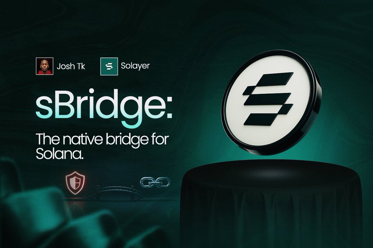 Crypto bridges are one of the biggest problems in Web3.

》 They’re slow, 
》 Easy to break &amp;
》 Hackers love them.

Introducing sBridge, a new native bridge built for Solana and Solayer.
⚡ It is Fast. Safe. No permission needed.