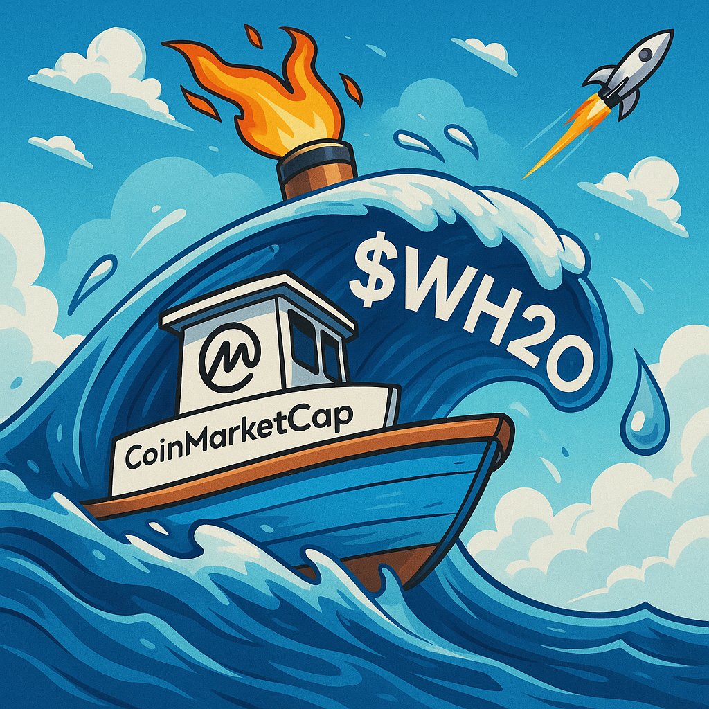 cannagirlnft's tweet photo. @CoinMarketCap ๐ข Hey @CoinMarketCap, watch out! The $WH2O wave is risingโฆ
This ship wonโt sink ๐ฉต itโs gonna SURF ๐๐ง๐ฅ
Full speed ahead with the wildest community ๐ #WaveH2O #CannaWorld https://t.co/IMDyM3OVyq