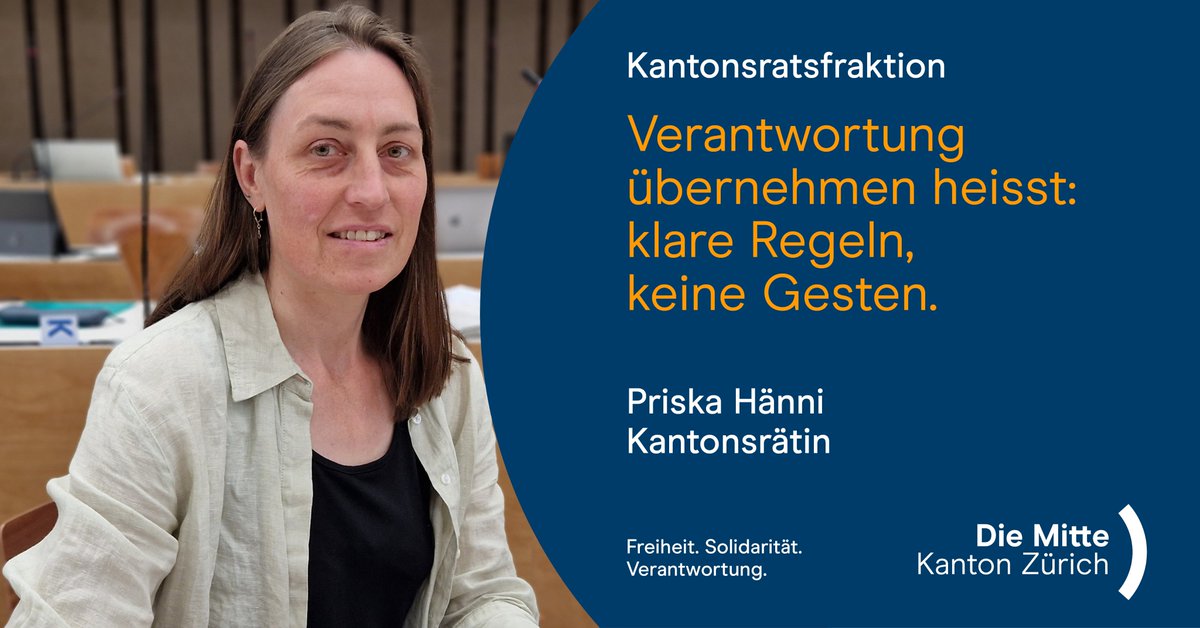 Heute wurden im Kantonsrat zwei Einzelinitiativen ausführlich diskutiert. Unsere Kantonsrätin Priska Hänni nimmt Stellung und erläutert die Haltung der Mitte-Fraktion: mailchi.mp/c6f61cfaed7f/n…