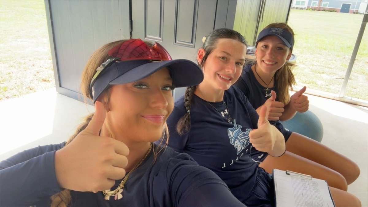 Great Saturday repping <a href="/SjrSoftball/">SJR State Softball</a>  at camp 💙 Loved working with my teammates &amp; coaches, giving back to younger players, and having fun while doing it. Excited for what’s ahead — you can’t spell Funk without Fun ⚡️

#Vikings #JUCOlife #SoftballFamily