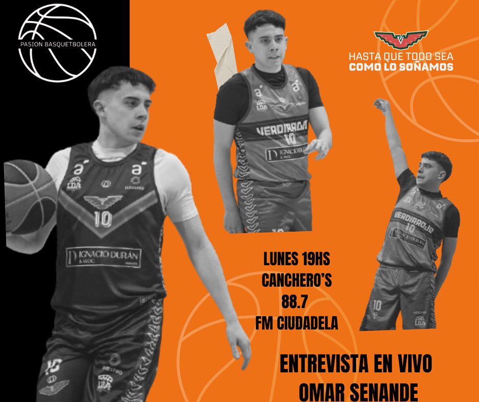 JuampiGallulo's tweet image. Hoy en @CancheroSrc estaremos dialogando con @omarsenande10 actual jugador de @VerdirrojoBbc donde esta noche el conjunto del cerro se juega mucho en el juego 3 por la @LDA_Uy 

#Radio
#Verdirrojo 
#basquetboluruguayo 
#PasionBasquetbolera