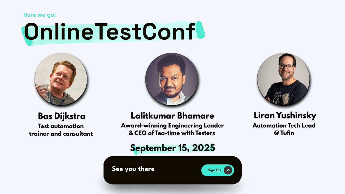 OnlineTestConf tweet media