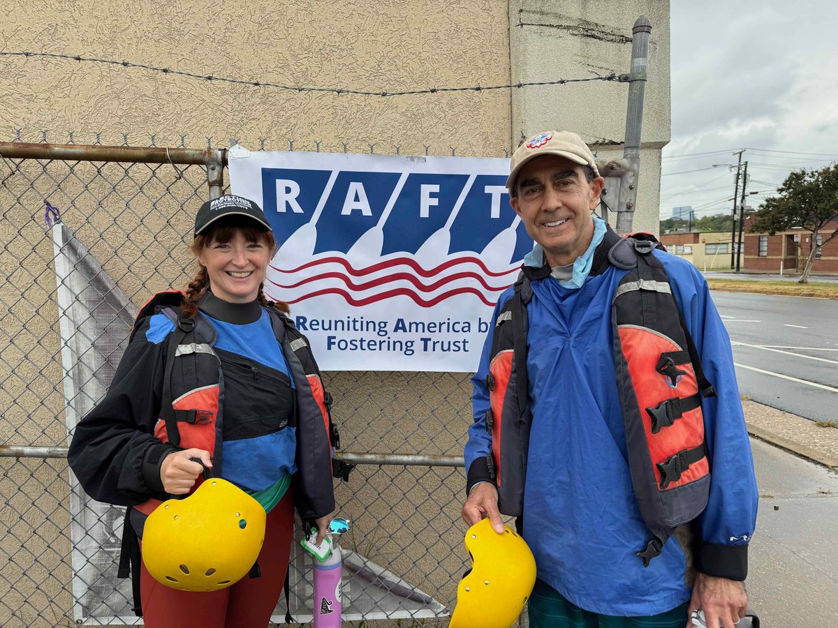Thank you <a href="/RAFTForAmerica/">Raft For America</a> for an extraordinary day on the James River, turning strangers into friends and remembering that - no matter how much we may disagree - we're all in the same boat.