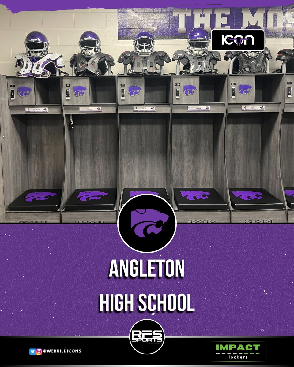 RFS_Sports's tweet photo. The Angleton Wildcats have brand-new phenolic #IMPACTLockers to gear up in for gameday this season 🏈🔥

Looking for sports flooring installation? Find your local sales rep for more info: https://t.co/HCAIcI0Ibe

#WeBuildICONs #IconicRooms https://t.co/RCv3FN4lKJ