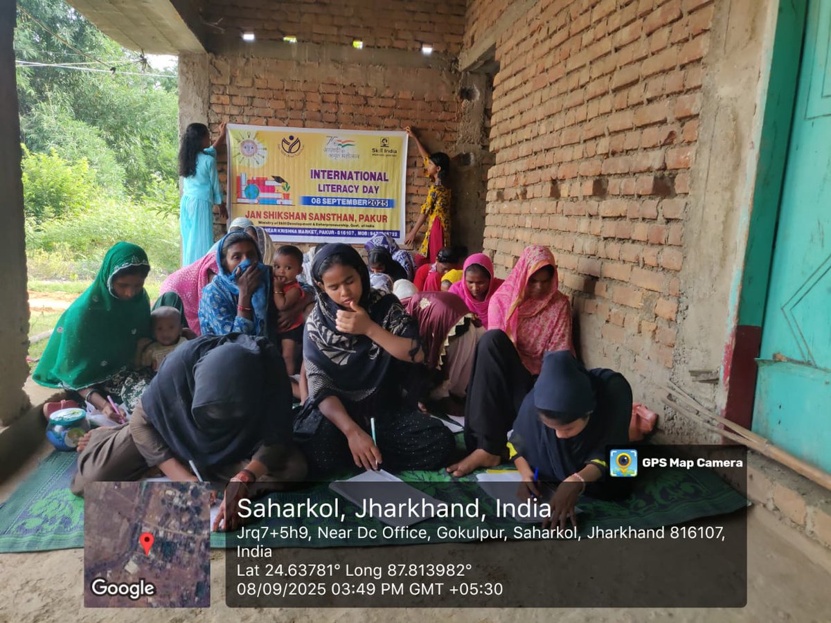 jsspakur's tweet photo. जन शिक्षण संस्थान पाकुड़ के प्रशिक्षण केंद्र मे मनाया गया अंतराष्ट्रीय साक्षरता दिवस 2025.
#InternationalLiteracyDay2025 #JSS #MSDE @MSDESkillIndia @IprdPakur @dcpakur @HemantSorenJMM https://t.co/0yaQM2Cb2T