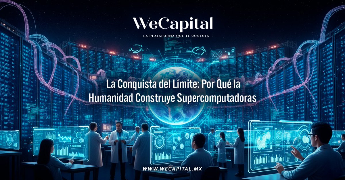 WeCapital's tweet photo. ¿Por qué construimos #supercomputadoras? 📷 Es una pregunta que nos lleva a la esencia de lo que somos: seres que buscan incansablemente #conocimiento. 

Lee nuestro artículo #Wecapital

https://t.co/gxyMMF3N0W https://t.co/uou8JwIxZT