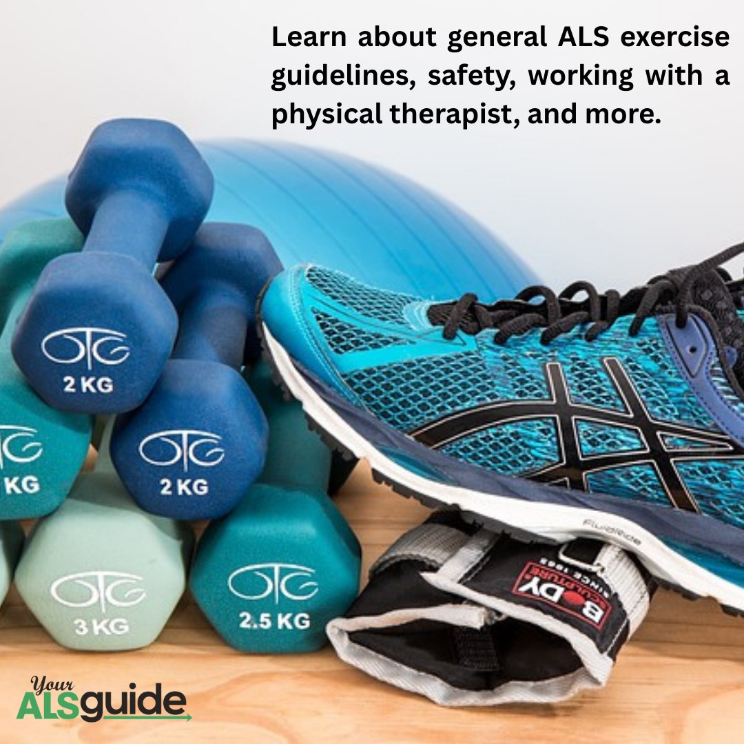 YourALSguide's tweet image. Moderate exercise can be beneficial, but you should not push yourself too hard. Learn more at youralsguide.com/exercise-and-a… #ALS