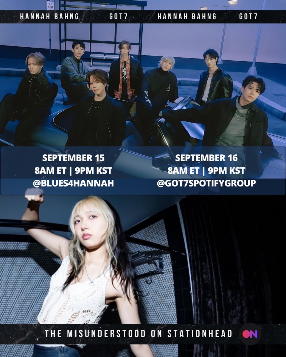 Collab party with <a href="/OT7Ahga/">OT7Ahga Int Fanclub</a> for the new EP from <a href="/hannahhbbahng/">hannah bahng</a> “The Misunderstood EP”

#blues &amp; #ahgase come and visit us for this great collab party 🥰💙