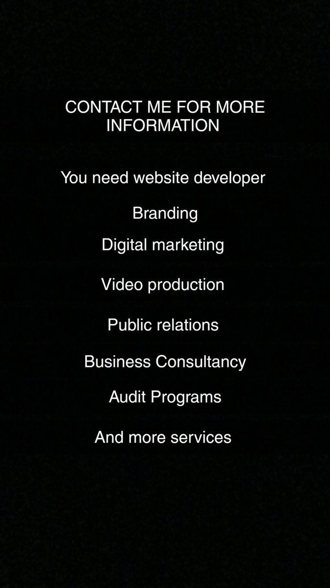 dana_steev32512's tweet image. Contact :
+96181895995
#degital_marketing
#website_development
#branding
#video_productio
#public_relation
#bussines_consultaion
#audit_program
#lebanon
#UAE
#Jordan