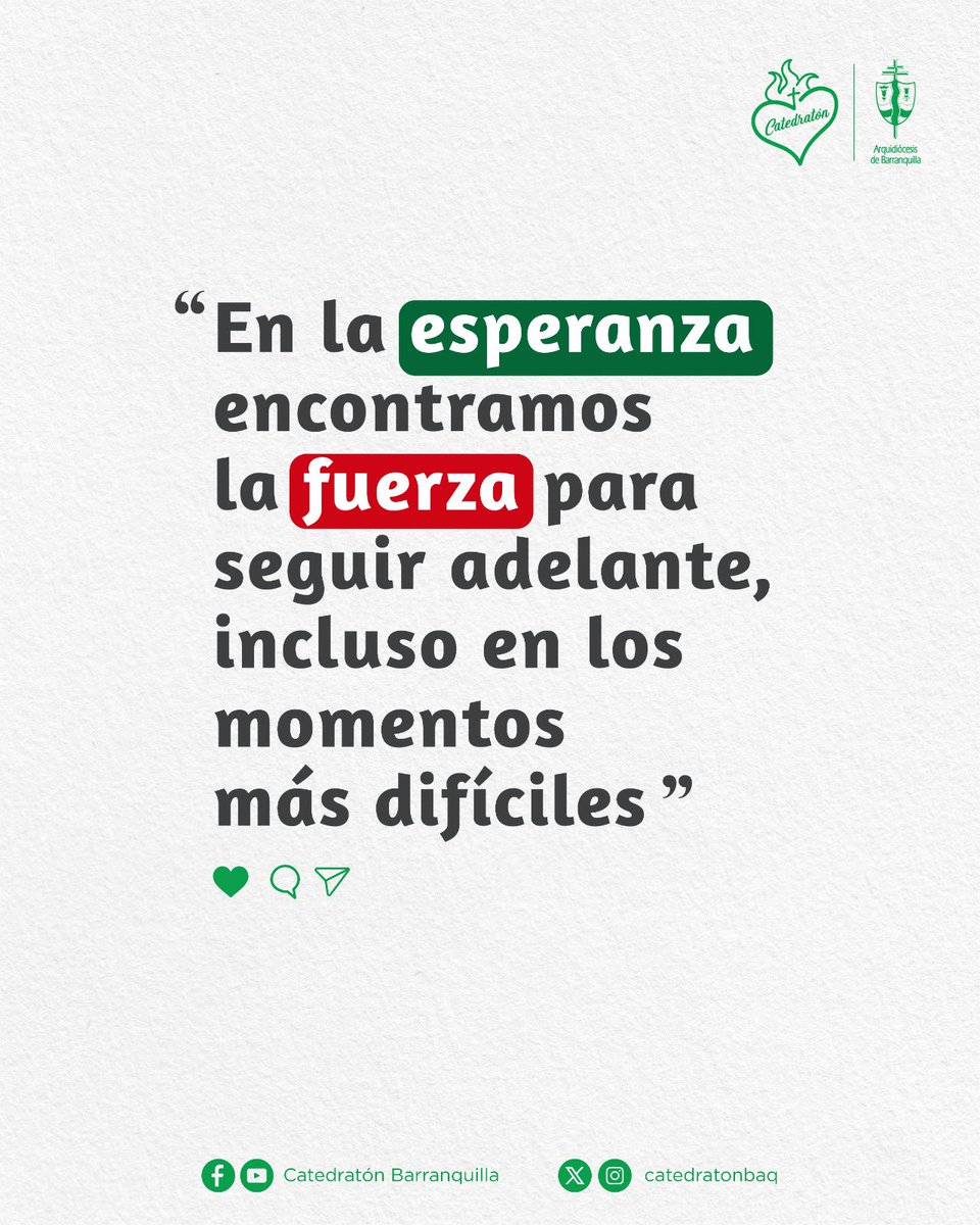 ✨ Arrancamos la semana con una frase que nos inspira y nos recuerda que con Dios todo es posible. 

Que este lunes sea el inicio de grandes bendiciones para tu vida.

#Catedratón2025 #MensajeDelDía #FloreceLaEsperanza
