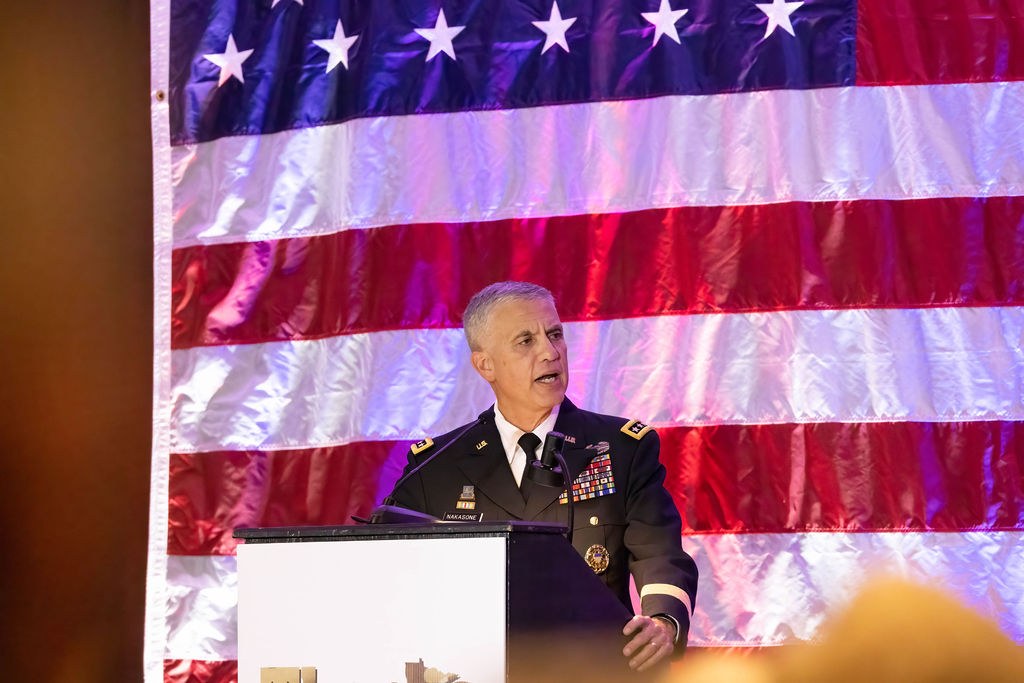 On September 15, 2023, MMAF held it's annual Dinner with General Paul Nakasone and Major Katie Lunning providing remarks during the evening. Minnesota service members made major impacts on the wars in Iraq and Afghanistan and these two speakers embodied those impacts.