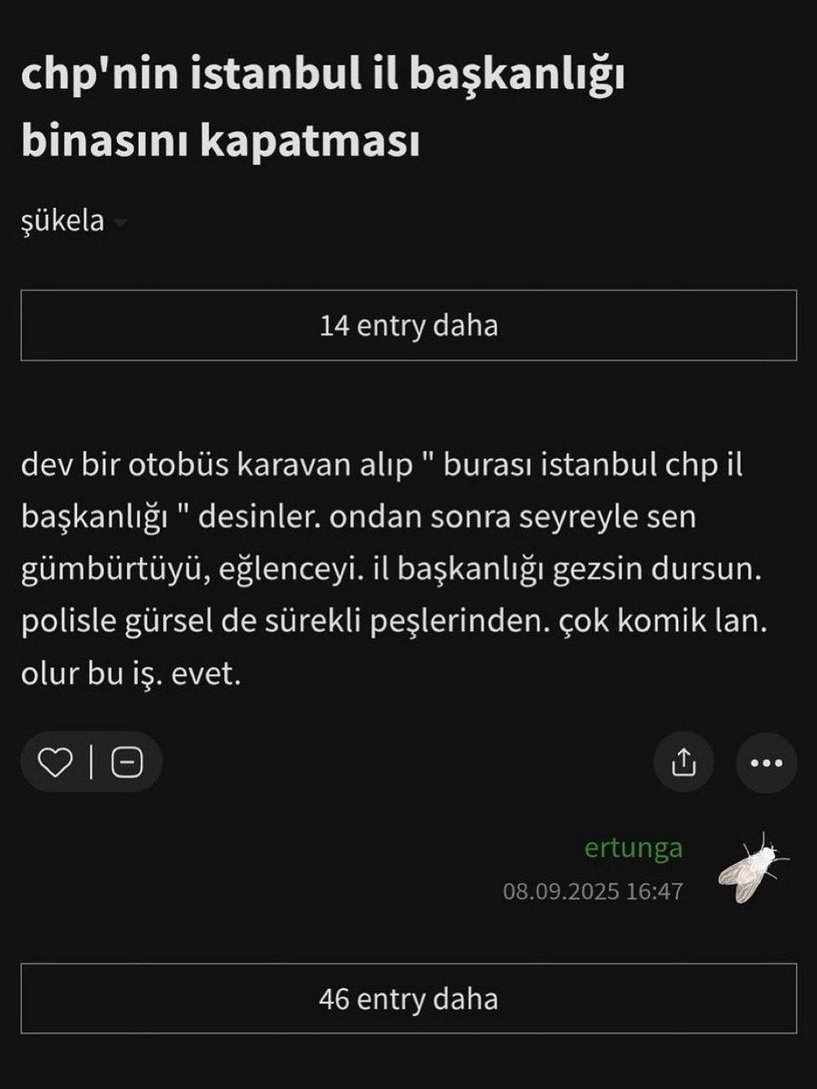 Gülmekten karnıma ağrılar girdi. 😂 Güzel fikir. <a href="/eczozgurozel/">Özgür Özel</a>