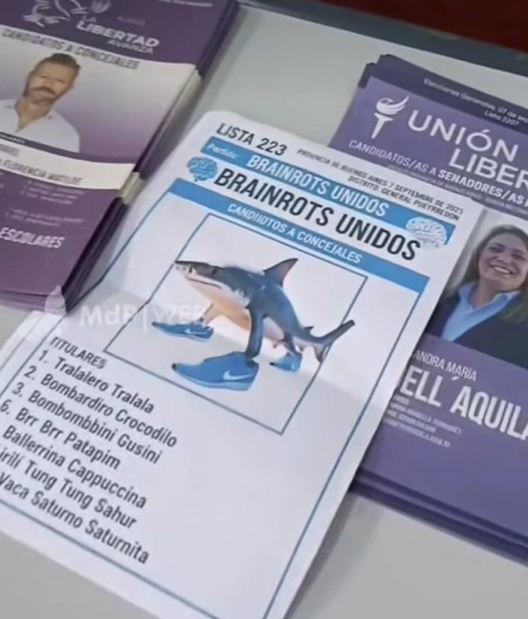 Can't believe I'm on the newspaper.

Tralalero Tralala