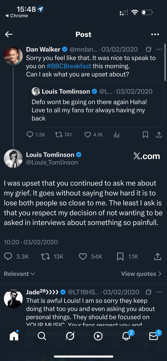some people weren’t here back in 2020 or don’t remember what happened during the BBC breakfast interview and therefore now don’t understand why and how big of a deal it is that he’s going back, so here is what louis had to say about it over 5 years ago