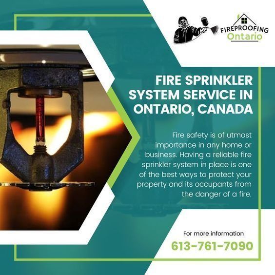 *Fire Sprinkler System Service in Ontario, Canada*

Here at our company in Ontario, Canada, we are proud to offer the best fire sprinkler system service available today. 
#fireservice #firesystem #fireproofing #home #building #services #ontario #canada
fireproofingontario.com