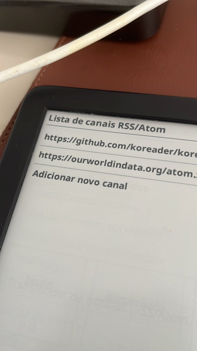 Feed rss no kindle que negócio maravilhoso