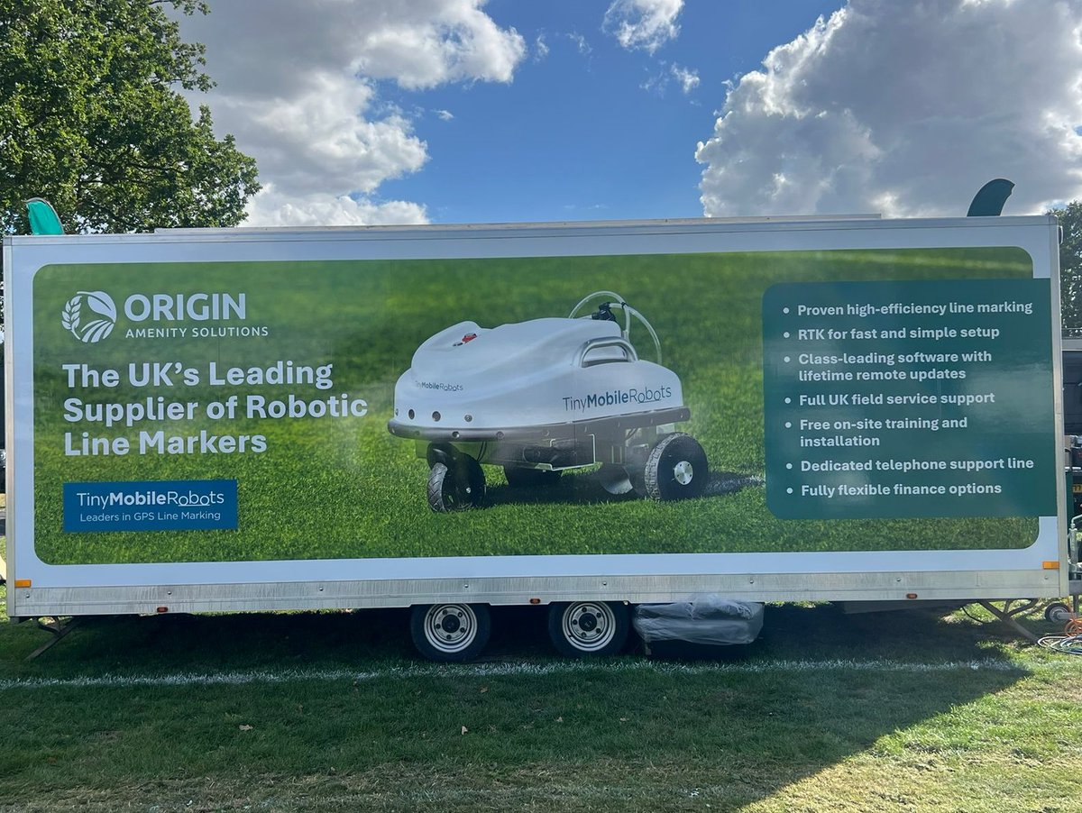 OriginAmenity's tweet image. The setup for @GroundsFest 2025 is almost complete!

We look forward to welcoming attendees onto our stands once the event opens its doors tomorrow.

Come see us on Stands RB140 &amp;amp; 20 to learn more about our vast #GroundsManagement and #linemarking ranges.

You can also enter our