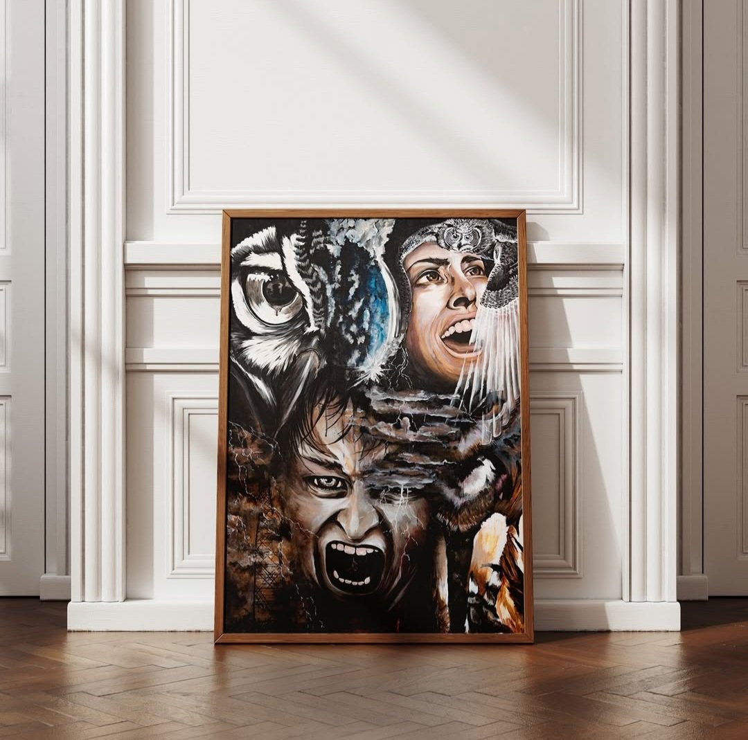 GuideTheArtist's tweet image. _10.2022

"Carmen Ferale"

Death and despair,
sneak through the night’s air,
yet the owl, bearer of the storm,
stands tall in darkness,
a guide, his form.

#mysticnight 
#wisdomindarkness 
#soulfulguidance