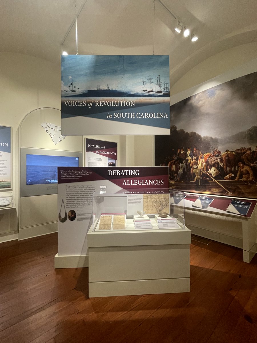 PhD Student, Gabrielle McCoy, recently curated the "Voices of Revolution in South Carolina," exhibit at the South Carolina Historical Society in Charleston. It explores the experiences and perspectives of South Carolinians during the American Revolution.  Nice work Gabby!