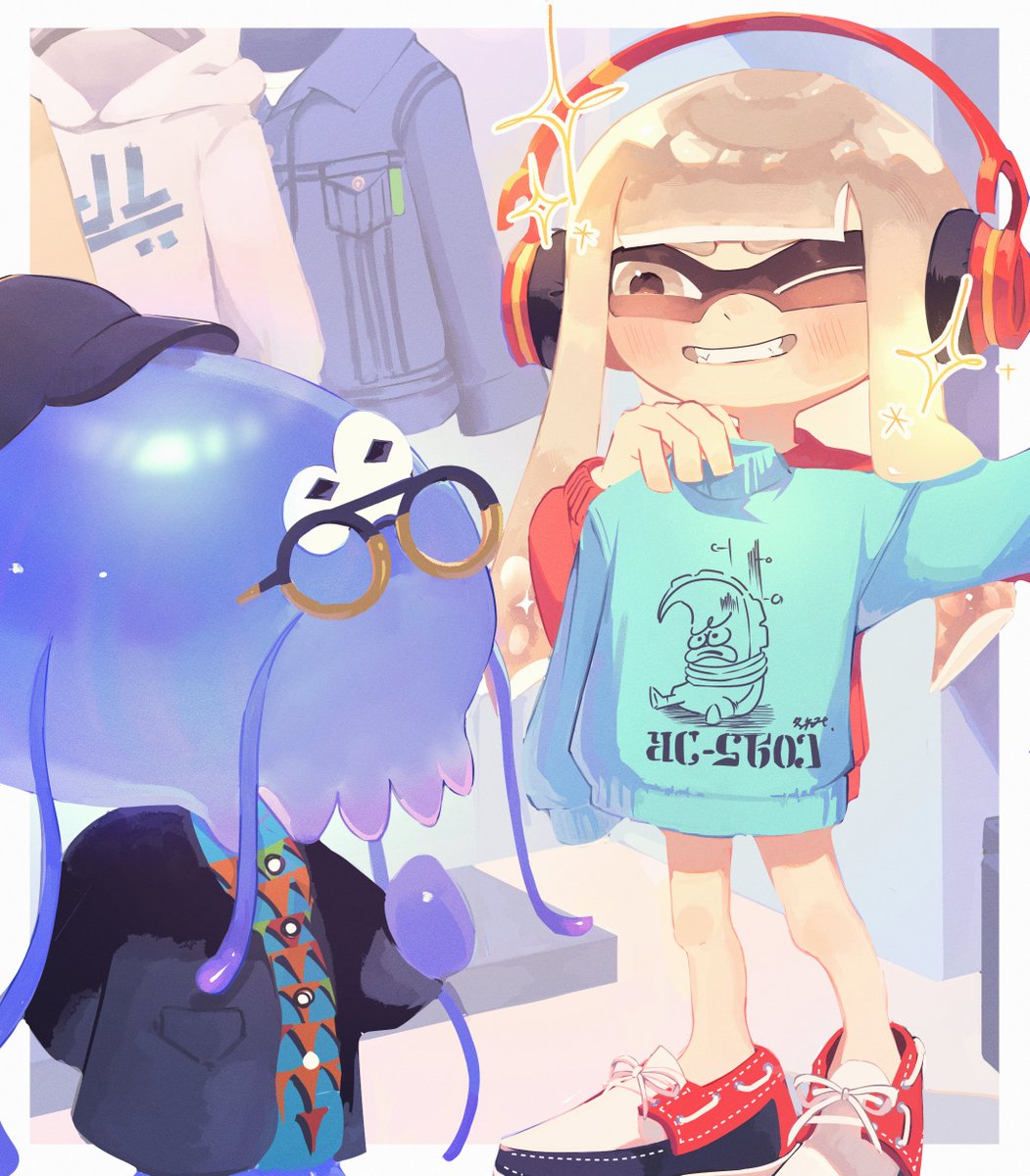 似合うかな～！？ 
#Splatoon3ｰ周年イラスト企画ｰ