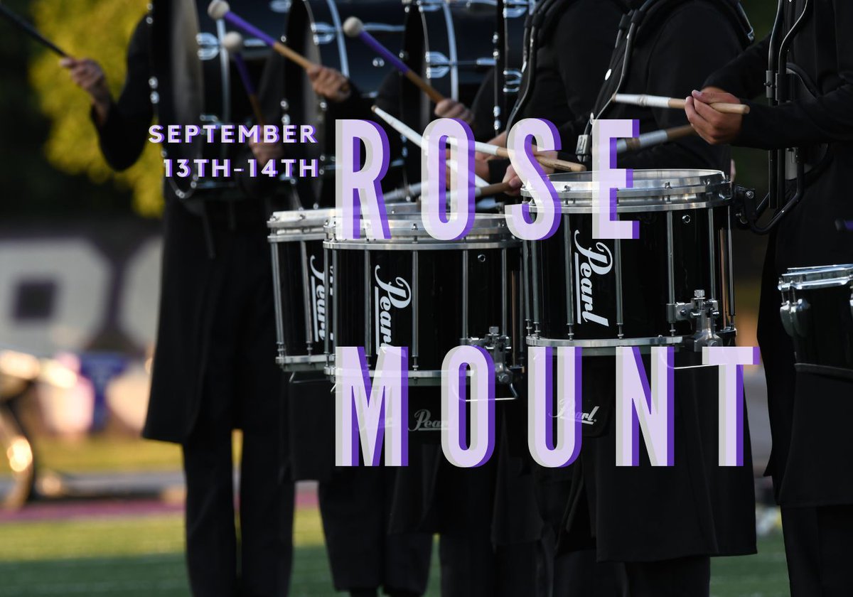 It's Rosemount week! 

Friday night was an absolute blast at our home football game! We are incredibly excited to showcase even more of our show this weekend in Minnesota. Don't forget your sleeping bags 🤪 

Keep an eye out for photos from Friday