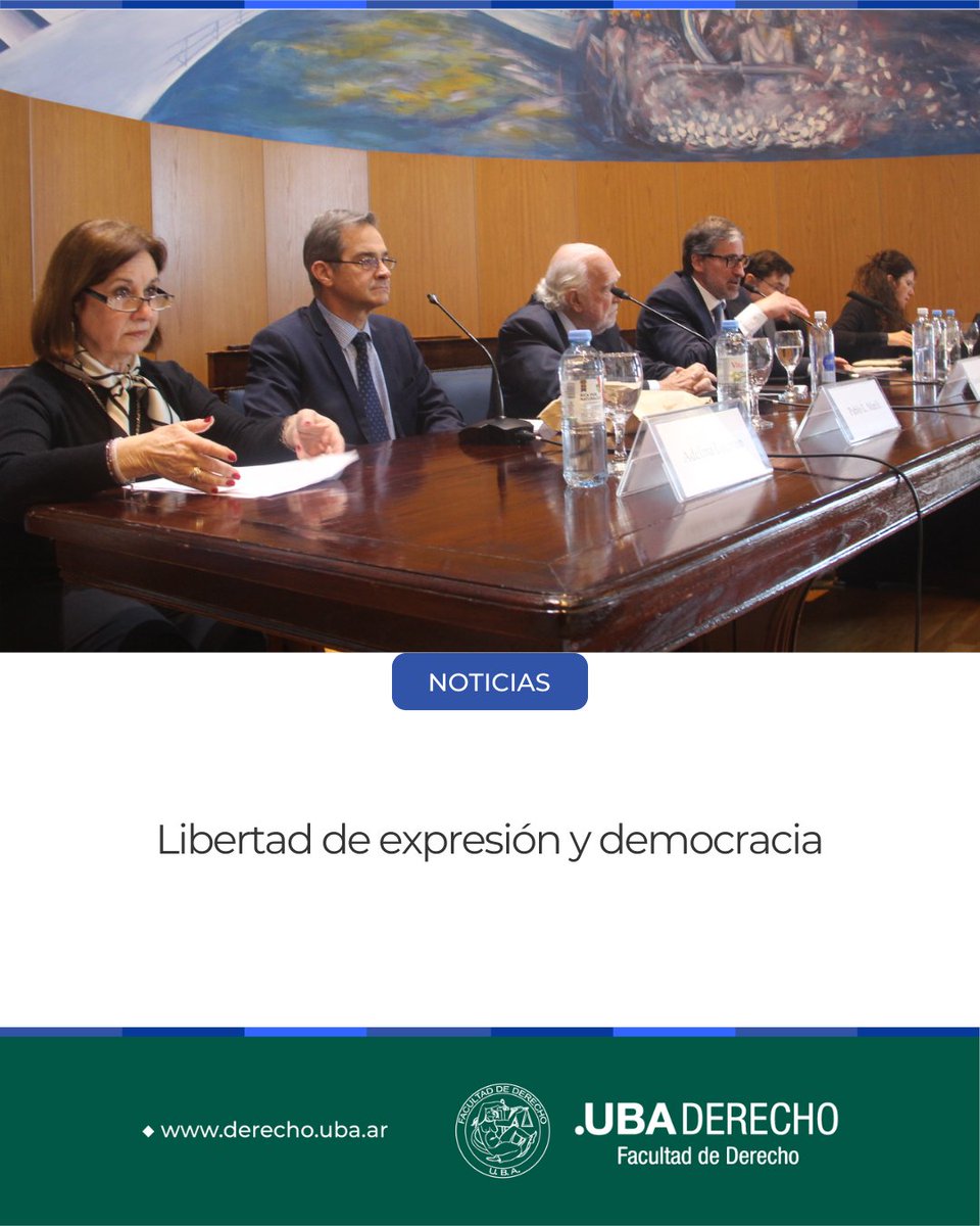 📢📰 El Programa "Cuestiones de Estado" organizó un panel sobre libertad de expresión y democracia. Participaron Ricardo Gil Lavedra, los profesores de Derecho Constitucional Laura Clérico, Adelina Loianno y Pablo L. Manili y Jorge Fontevecchia ➡ bit.ly/4m9paJA