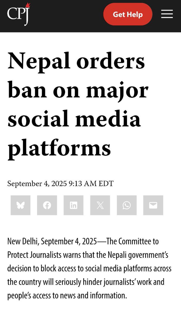 BrianJBerletic's tweet image. 🇺🇸🇳🇵US-funded Fake Rights Groups Condemns Nepal for Demanding Foreign Social Media Platforms Follow Nepal's Laws...

CPJ, another US-funded front involved in interference abroad, demands Nepal allow Western social media platforms operate with impunity within Nepal's information…
