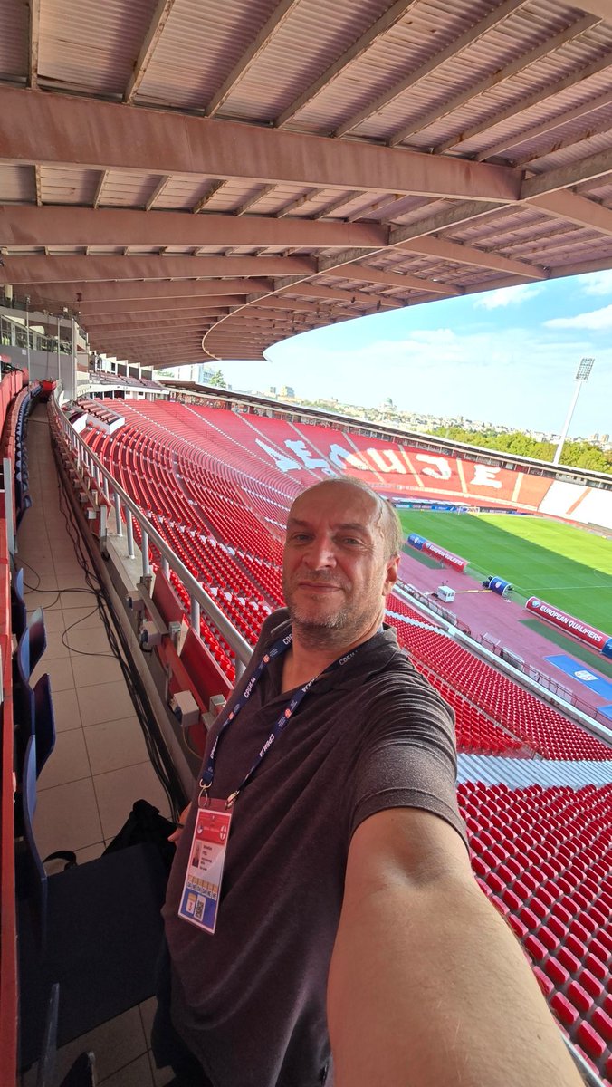 Crvena Zvezda Stadium.
Tomorrow venue for Serbia v England