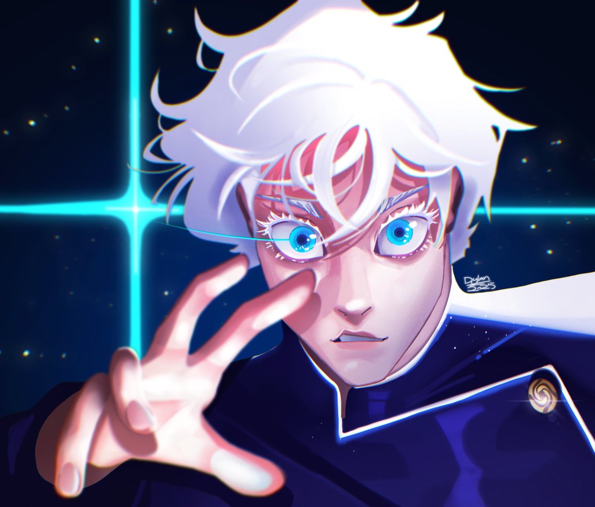 "Throughout Heaven &amp; Earth, I Alone am the Honored One"💙

Satoru Gojo everybody😫🙂‍↕️