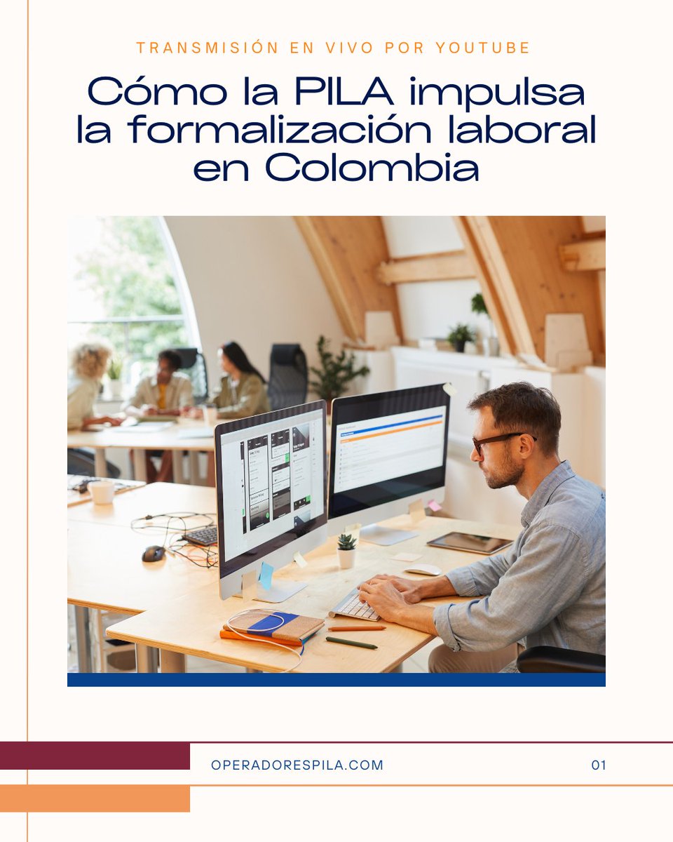 operadorespila's tweet photo. 🚀 Este miér. 10/sep · 10:00 a. m.: En vivo sobre formalización y seguridad social.
✔ Beneficios reales
✔ Independientes: cómo cotizar
✔ Casos de éxito
Regístrate: https://t.co/AKeJAnh7An
YouTube: https://t.co/PrQ1IZQP1x
#OperadoresPILA #SeguridadSocial https://t.co/GUWl22js67