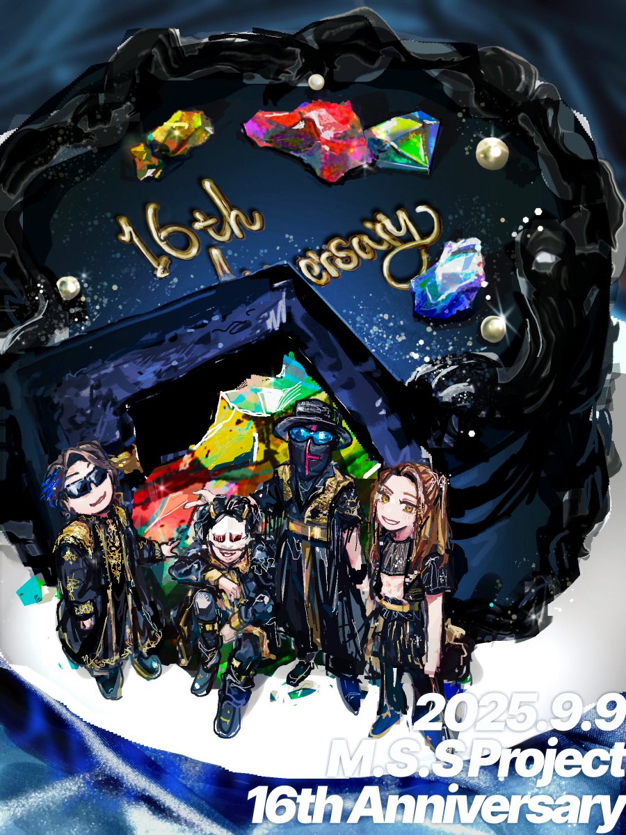 oribei33's tweet image. 四色の稲妻がいつまでも色鮮やかでありますように！
16周年おめでとうございます！🎉
 #MSSP16周年
 #MSSP16th
 #MSSPアート