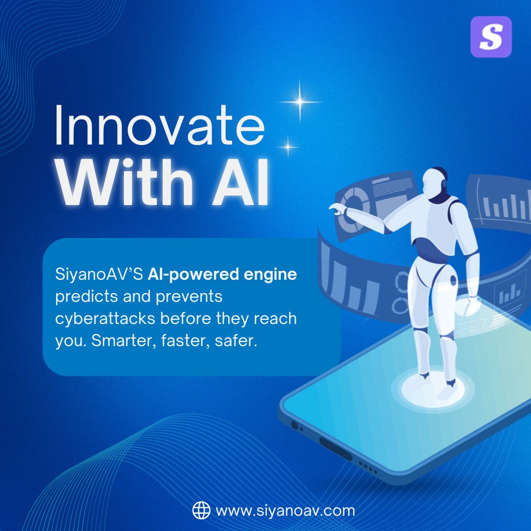 SiyanoAV's tweet photo. ⚡AI That Thinks Ahead 🤖

🚀SiyanoAV’s next-gen AI engine keeps you safe by predicting and blocking attacks instantly . Because the future of protection is here! 🚀
.
.
.
.
.
.
.
.
#CyberSecurity #AI #SmartProtection #DataSafety #SiyanoAV #StaySecure #NextGenTech https://t.co/h48Zp1USOU