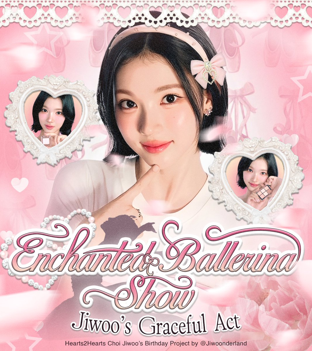 ᅠ
꒰ა · ˚  𓍼  Through a waltz of sugar‑spun light, 𝗘𝗻𝗰𝗵𝗮𝗻𝘁𝗲𝗱 𝗕𝗮𝗹𝗹𝗲𝗿𝗶𝗻𝗮 𝗦𝗵𝗼𝘄: 𝗝𝗶𝘄𝗼𝗼’𝘀 𝗚𝗿𝗮𝗰𝗲𝗳𝘂𝗹 𝗔𝗰𝘁 drapes the day in pastel grace. Sweetness flows in the air and every smile dances like a pirouette along her rhythm. ୧ 🩰 ⋆˚
ᅠ