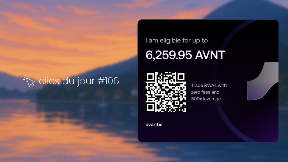 Clics du jour #106

❶ Quelques airdrops à check

▫︎ $ZKC : airdrop.boundless.network
▫︎ $AVNT : foundation.avantisfi.com/airdrop
▫︎ $LINEA : linea.build/hub/airdrop
▫︎ $Q : claim.quackai.ai/season-1

❷ De nouvelles proposals à voter
 
▫︎ Lisk : tally.xyz/gov/lisk/propo…
▫︎