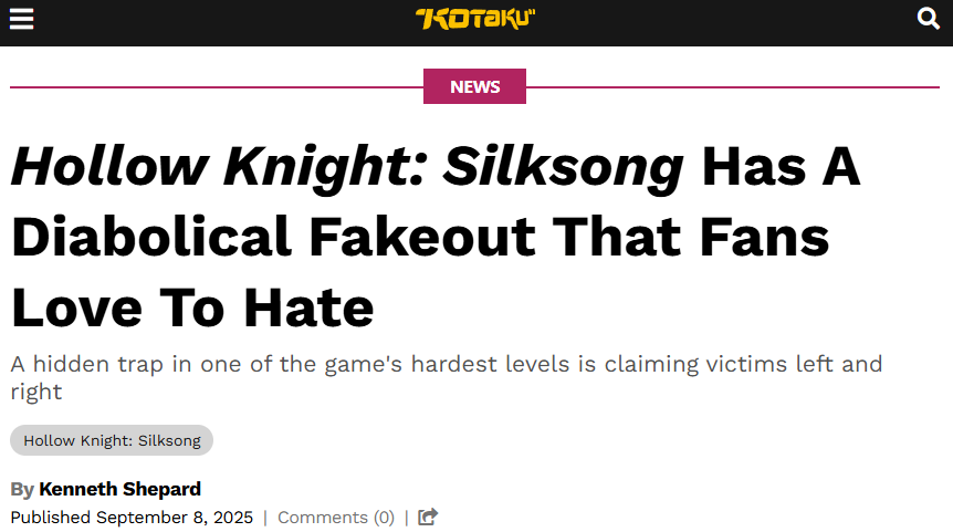 SYACVG's tweet photo. This is a lie. There are no traps or fakeouts anywhere. Just relax, it's cool. :) https://t.co/YyoddghgBD