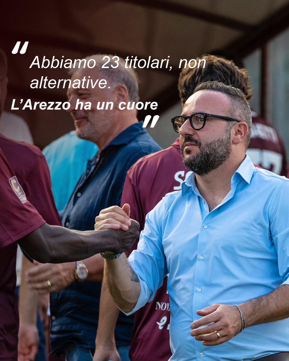 ArezzoCalcio's tweet photo. A margine della vittoria contro la Vis Pesaro, il direttore sportivo Nello Cutolo ha tracciato un bilancio del mercato appena concluso e commentato il momento positivo della squadra 👉

🔗 https://t.co/MmGSYTwadJ

#SempreSoloForzArezzo #CuoreAmaranto https://t.co/KGTpu29nAw