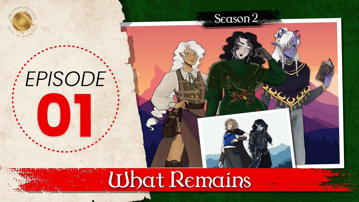 🚨 The first episode of Season 2 is out now! With our party separated across planets, see the start of the journey to bring those they lost home. 

You can listen NOW on YouTube, Spotify, and anywhere else you listen to podcasts!

youtu.be/PP_kP7HUIvA?si…

#dnd #dndpodcast #ttrpg