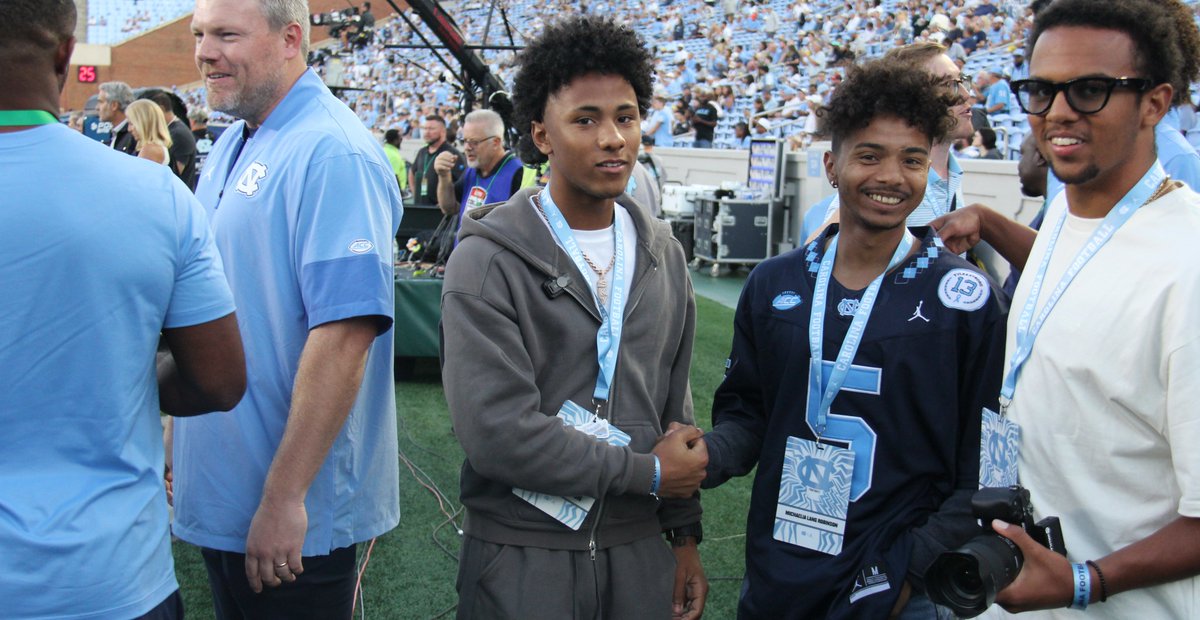 UNC '27 WR <a href="/SkylarR0binson7/">Skylarrobinson7</a> made the most of being in town for the Tar Heels' season opener last week.

Read (+): on3.com/teams/north-ca… <a href="/BlaylockAndrew/">Andrew Blaylock</a> <a href="/JasonR0binsonJR/">JASON ROBINSON JR</a> <a href="/MrJasonRobinson/">Big Homie</a>