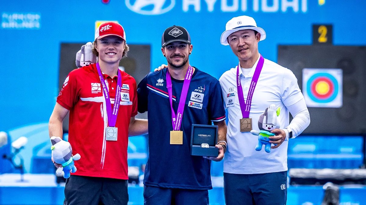 We are the champions 2025 on X: "08/09/2025 TIRO ARCO ? MUNDIAL ARCO  COMPUESTO ? #worldarchery ?Gwangju ?? ?NICOLAS GIRARD ?? ?MATHIAS  FULLERTON ?? ?CHOI YONG-HEE ?? https://t.co/LBZ9cqEZNb" / X