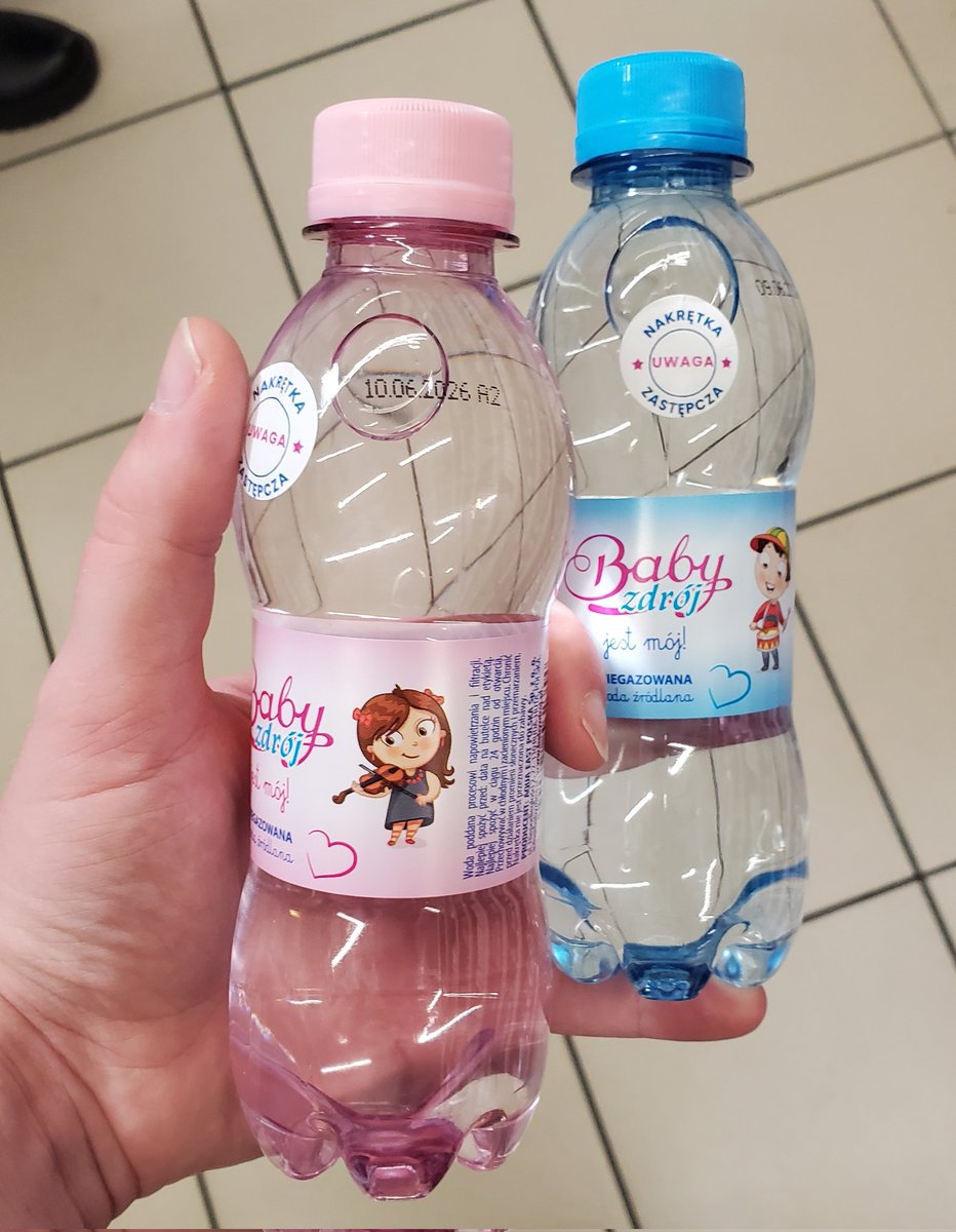 AkkadSecretary's tweet image. Things thay make sense.

Water for girls and water for boys being in different coloured clearly labeled bottles