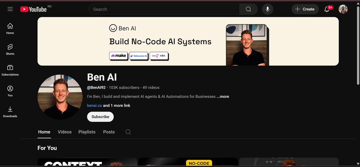 WalidAjao's tweet image. Just starting out with n8n? 
These YouTube channels will take you from total beginner to automation expert in no time.