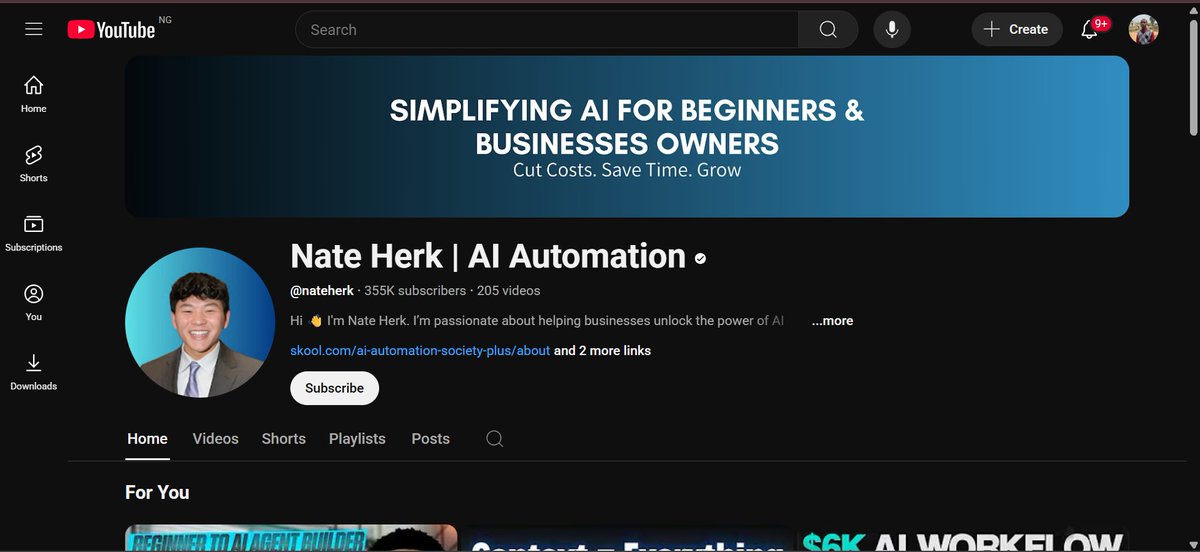 WalidAjao's tweet image. Just starting out with n8n? 
These YouTube channels will take you from total beginner to automation expert in no time.