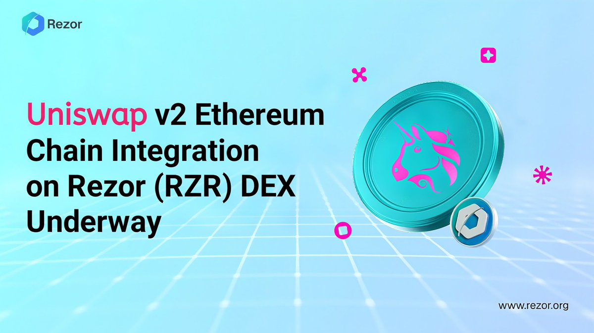 Uniswap v2 <a href="/ethereum/">Ethereum</a> Integration on #Rezor DEX Underway
This development follows the successful integration with <a href="/BNBCHAIN/">BNB Chain</a> in the testing phase
<a href="/CertiK/">CertiK</a> Audit completed
#iOS for #RezorWallet in testing. 
#RezorCommunity #RZR #BuildWithRezor