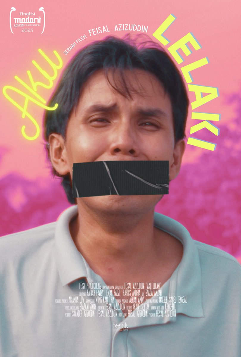 AKU LELAKI akan ditayang secara World Premiere di pesta filem Indonesia 'Madani International Film Festival ke-8' pada bulan depan.

Sinopsis: Dua rakan menuduh pemilik bengkel hanya untuk semuanya menjadi huru-hara.

Semoga filem ini terus mengibarkan bendera kita.