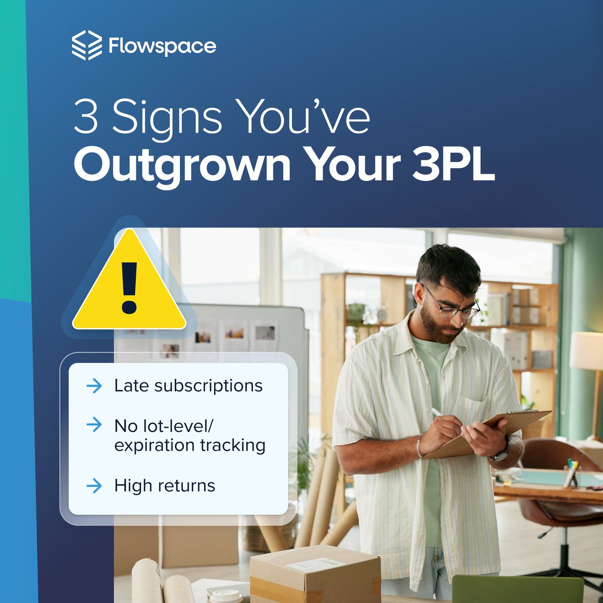 get_flowspace's tweet image. Late orders, no tracking, high returns? Here's the flipside: 
✅ On-time subscription fulfillment = happy customers
✅ Lot-level traceability = compliance confidence
✅ Secure kitting & packaging = fewer returns
We help wellness brands succeed like this: hubs.la/Q03HjMFr0
